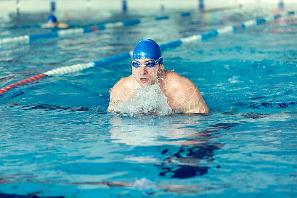 Attractive Brazilian male swimming. Rio de Janeiro mini-lypse.