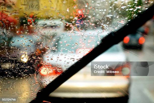 Windshield Wipers Stock Photo - Download Image Now - Rain, Car, Windshield Wiper