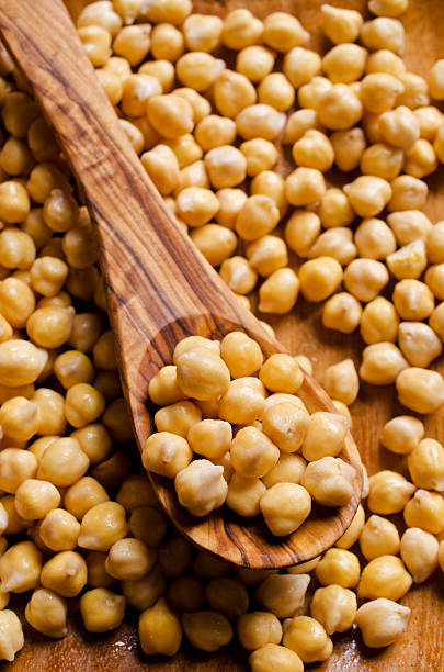 istock Grains of raw chickpeas 502125422
