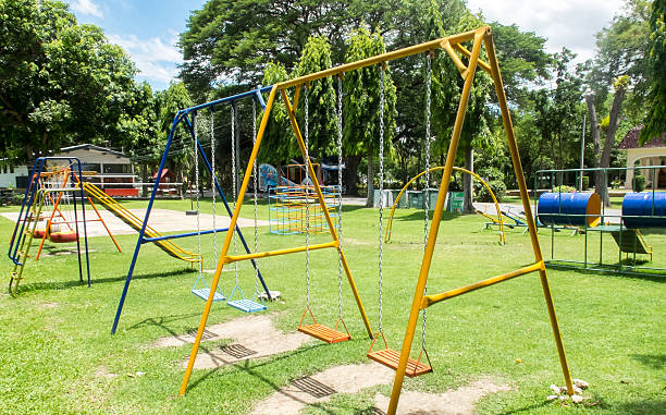 istock Old Children Playground in Thailand School 502126252