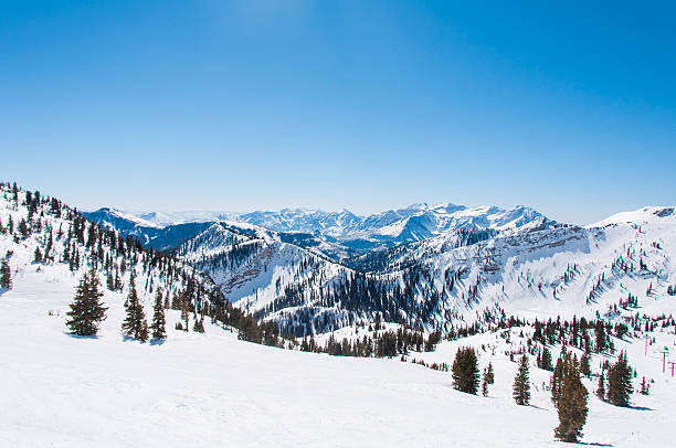 istock Snowy Riges behind Hidden Peak 502127482