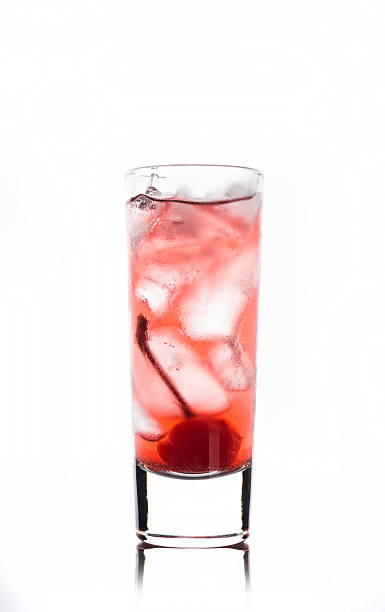 istock Alcohol cocktail with cherry in shot glass 502128764