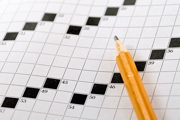 istock Crossword Puzzle with Pencil 502130293