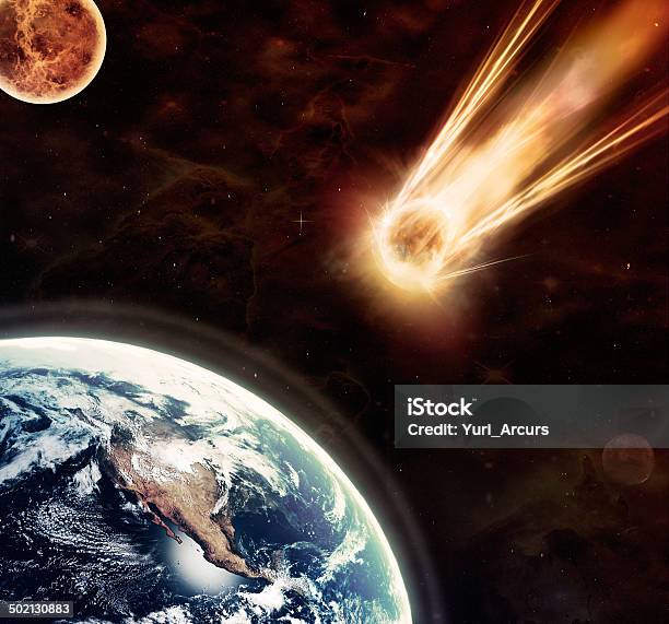 Prophecy Of The Blood Moon Stock Photo - Download Image Now - Meteorite, Asteroid, Meteor