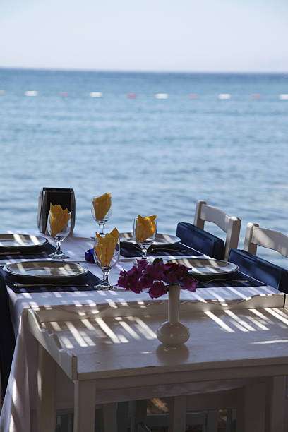 istock Restaurant near sea 502131039