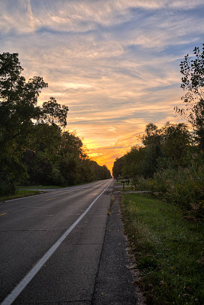 istock Country Road Sunset 502131080