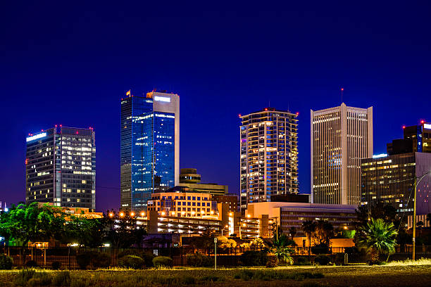 istock Phoenix Arizona downtown skyline cityscape skyscrapers at night 502131785