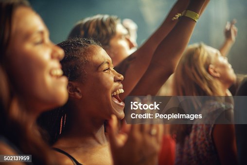istock The best fans a band could want 502131959