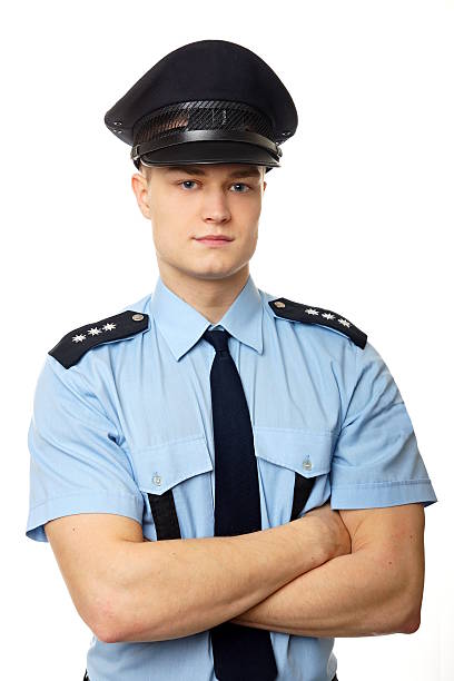 istock Portrait of policeman 502132843