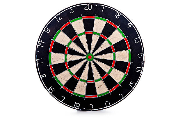 Dart board Dart board isolated on white backgraund dartboard stock pictures, royalty-free photos & images