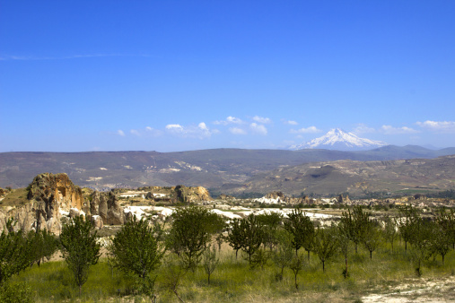 Panoramic Uludag Mountain with rock formations