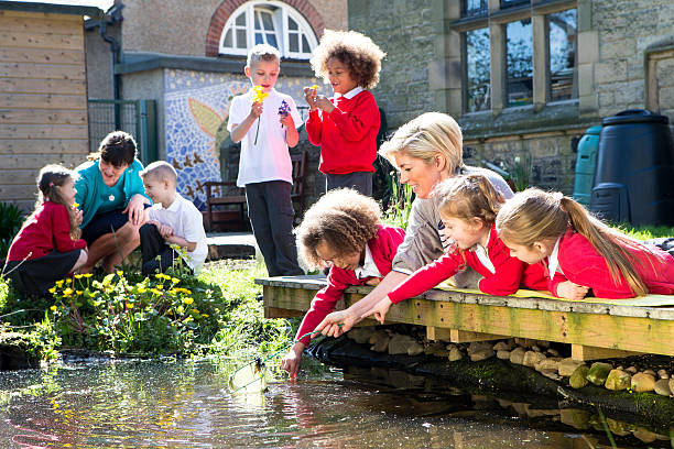 istock Outdoor Lesson On Pond Life 502135899