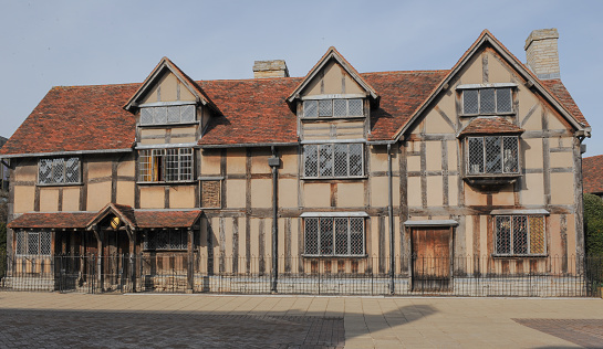 The birthplace of William Shakespeare in Henley Street, Stratford upon Avon, Warwickshire, England, UK