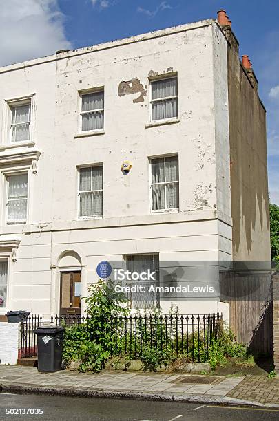 Vincent Van Gogh Home Brixton Stock Photo - Download Image Now - Vincent Van Gogh - Painter, Abandoned, House