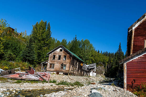 istock Old buildings of Kennicott Alaska 502150042