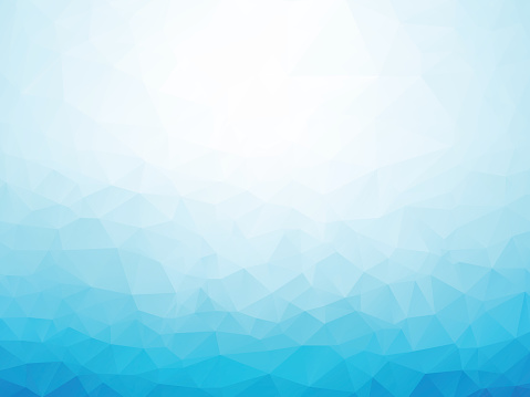 light blue winter background low poly