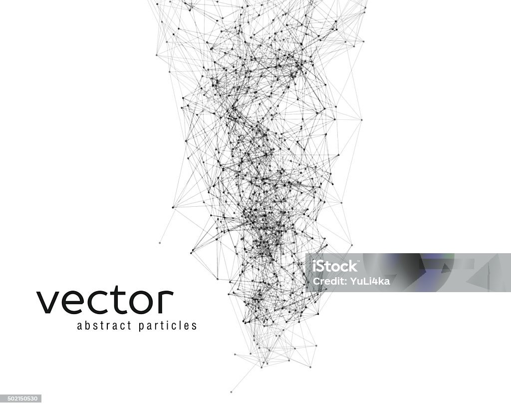 Vector Abstract Particles Stock Illustration - Download Image Now ...