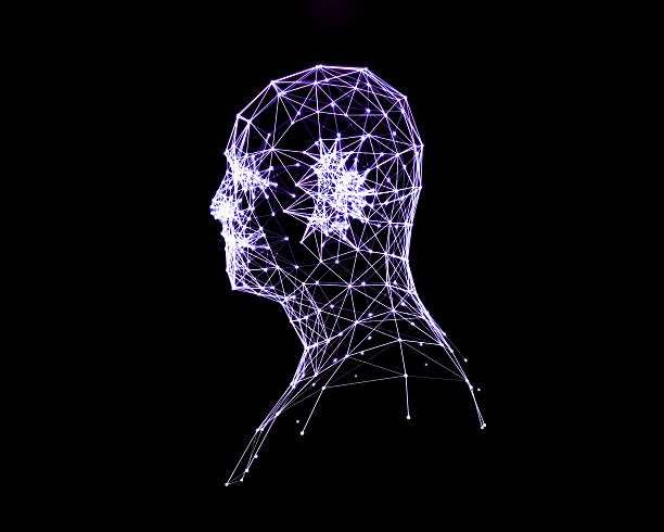 istock Digital illustration of human head 502150772