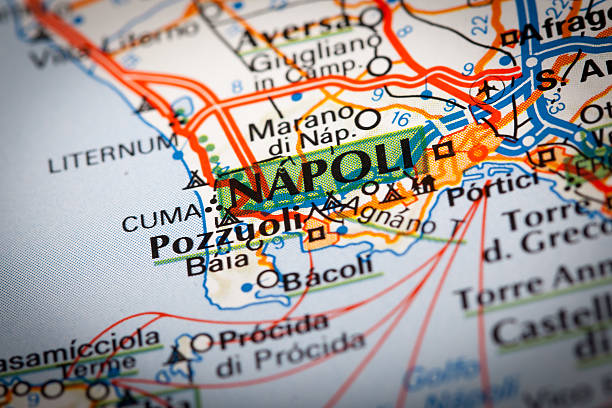 istock Naples City on a Road Map 502154873