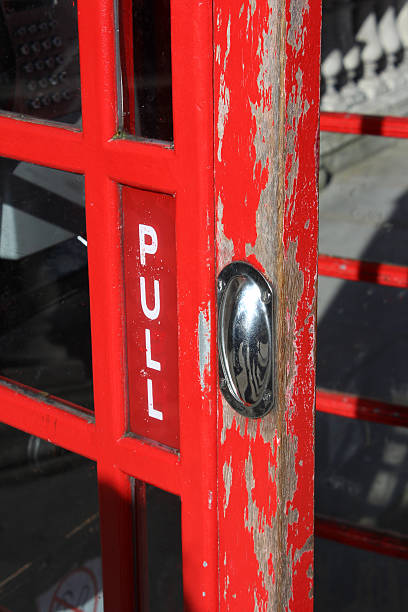 istock Phone Booth Door, London Style 502156615