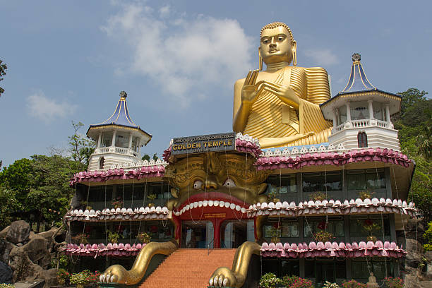 istock Golden temple in Dambulla, Sri Lanka 502156867