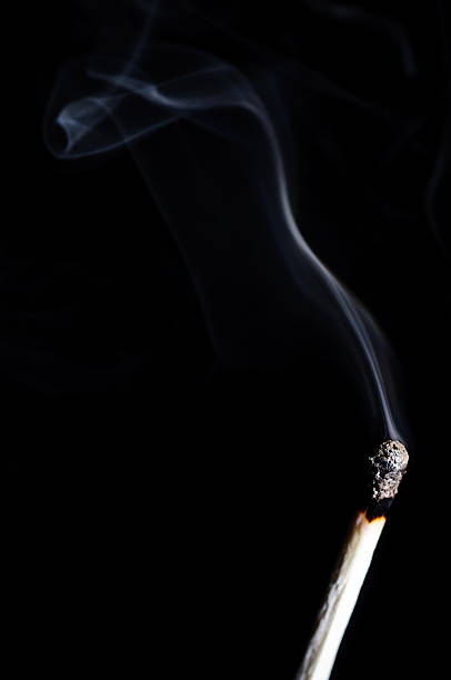 istock Ignited match and blown off match 502158858