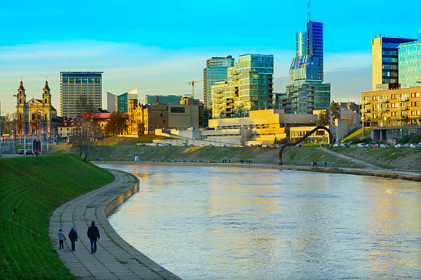 istock Vilnius city with river Neris autumn view 502159706