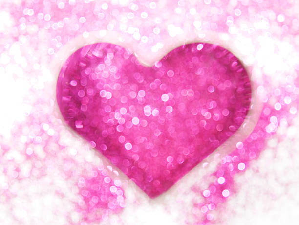istock Abstract heart shape pink bokeh 502159812