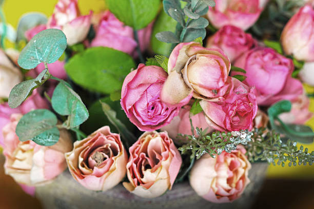 istock Beautiful rose of artificial flowers 502161301