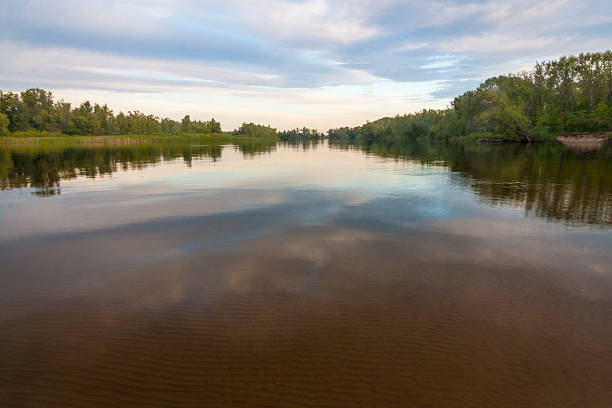 big river Volga in Russia, 