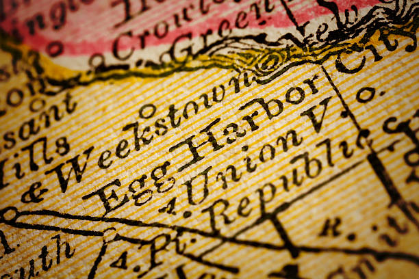 Egg Harbor | New Jersey on an Antique map