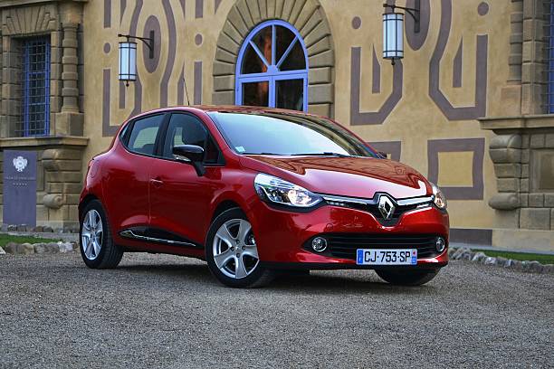Florence, Italy - October, 11th, 2012. Test drive of fourth generation Renault Clio at the international press launch. This vehicle is one of the most popular car in Europe. The Clio is powered by petrol engines: 0.9 TCe/90 HP, 1.2/74 HP, 1.2 TCe/120 HP, 1.6/200 HP or diesel engines: 1.5 dCi/75 HP or 90 HP.