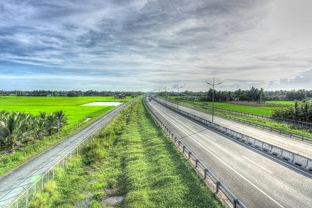 istock Beautiful landscape of high angle view in highway 502179156