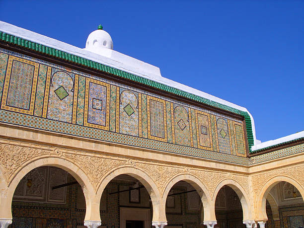 istock Kairouan Arches and Faience Wall Mosaics 502179400