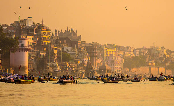 istock Varanasi at sunrise India 502180484