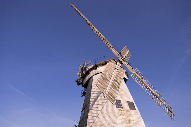 Upminster Windmill, in Essex, England on a sunny day.