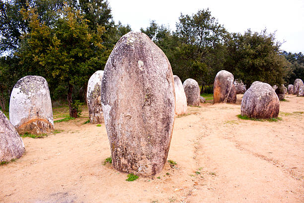 istock Almendres megalithic complex, Portugal 502186828