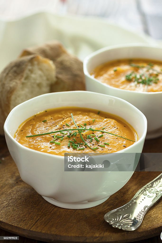 Sopa de zanahoria - Foto de stock de Alimento libre de derechos