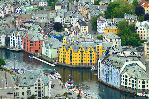 istock town of Aalesund 502194401