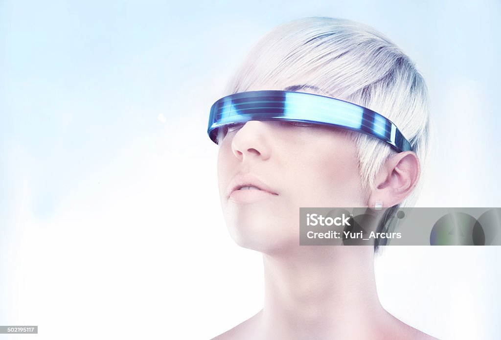 Envisioning the future A futuristic view of a young woman with glasseshttp://195.154.178.81/DATA/i_collage/pi/shoots/783655.jpg Futuristic Stock Photo