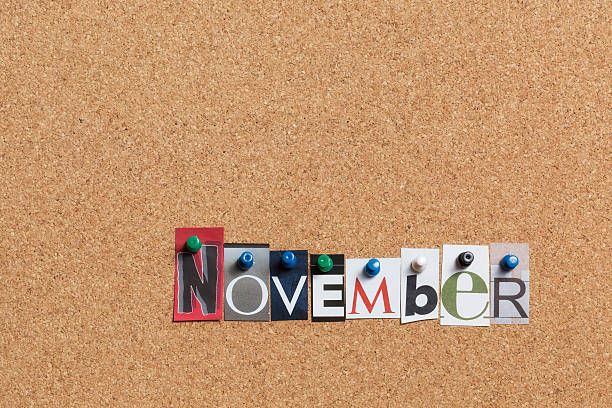 istock November pinned on bulletin cork board 502196507