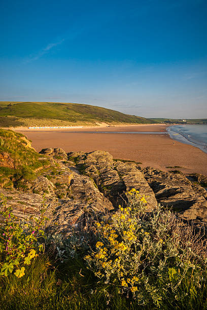 Golden View Of North Devon Beach