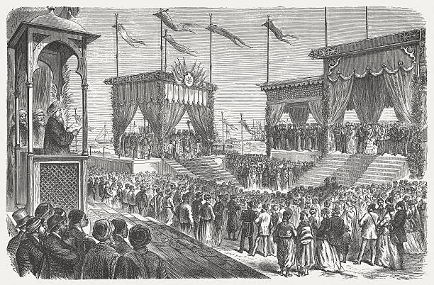 istock Opening of the Suez Canal on November 17, 1869 502198615