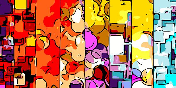 fresh and colorful abstract background