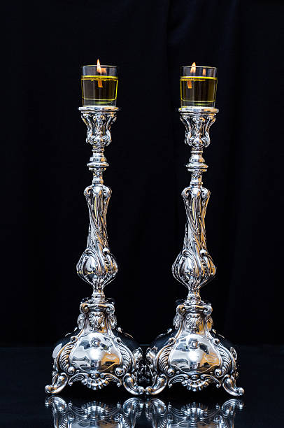 istock Shabbat candles With olive oil 502215006