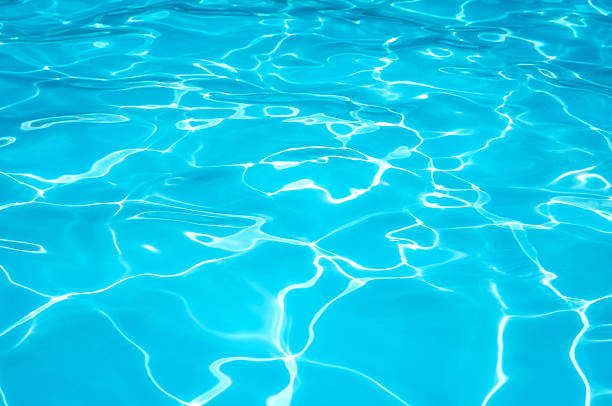 istock Blue and bright water surface in swimming pool 502217084