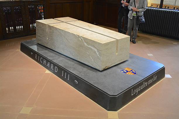 king richard iii grobowiec - stone coffin zdjęcia i obrazy z banku zdjęć