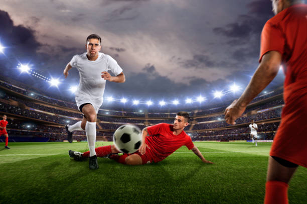 istock Soccer players on soccer stadium 502218949