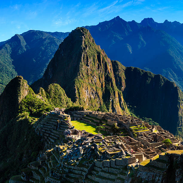 istock Panoramic view of Machu Picchu 502219079