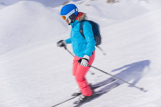 istock Woman On the Ski 502219348